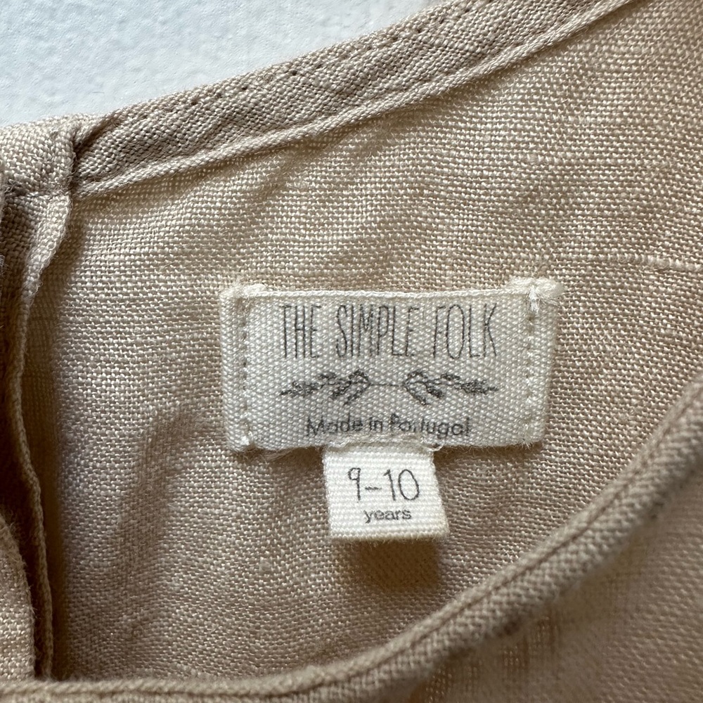 THE SIMPLE FOLK Wilder Organic Linen Tank Top